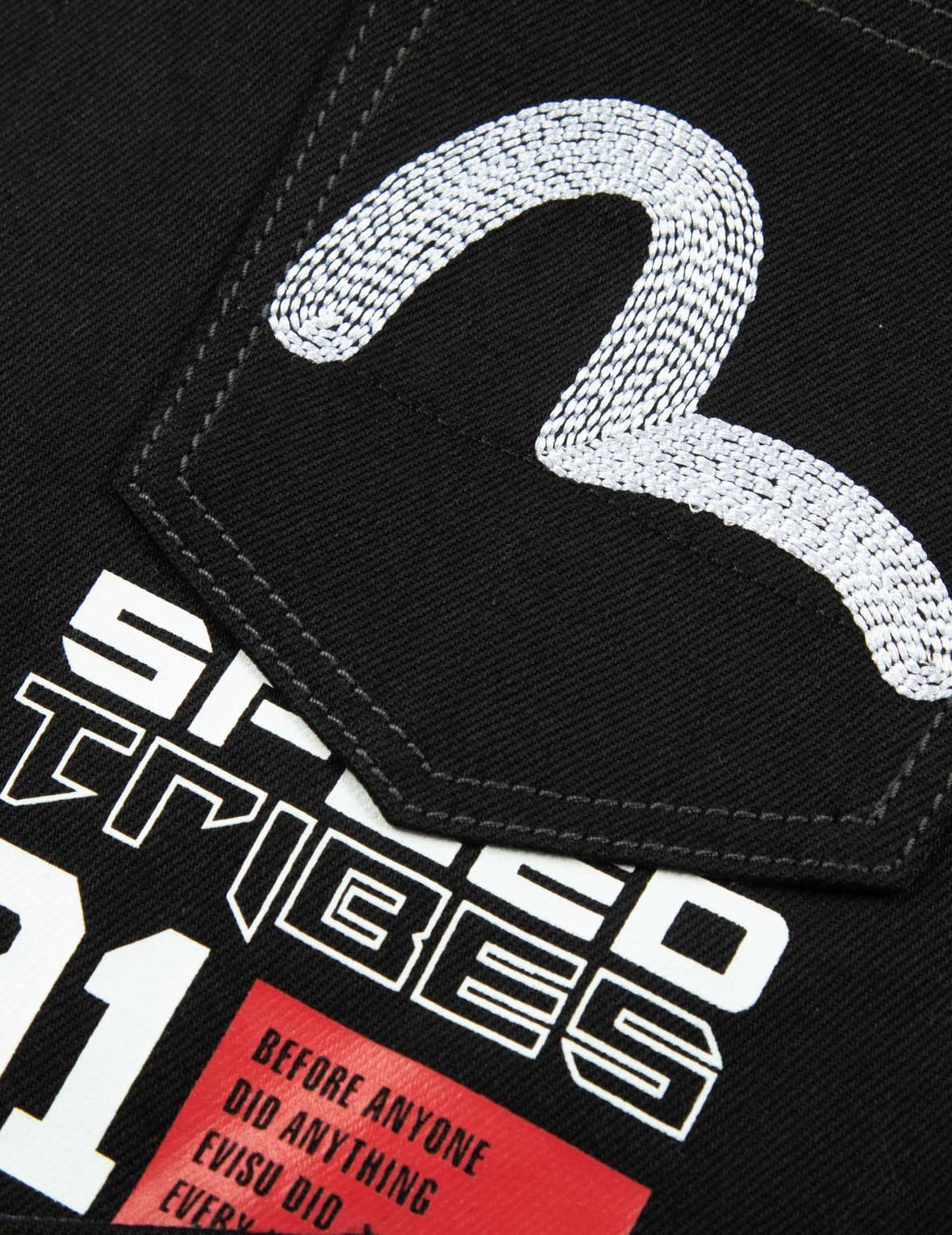 MULTI-LOGO EMBROIDERY SLIM-FIT JEANS #2010 - 7