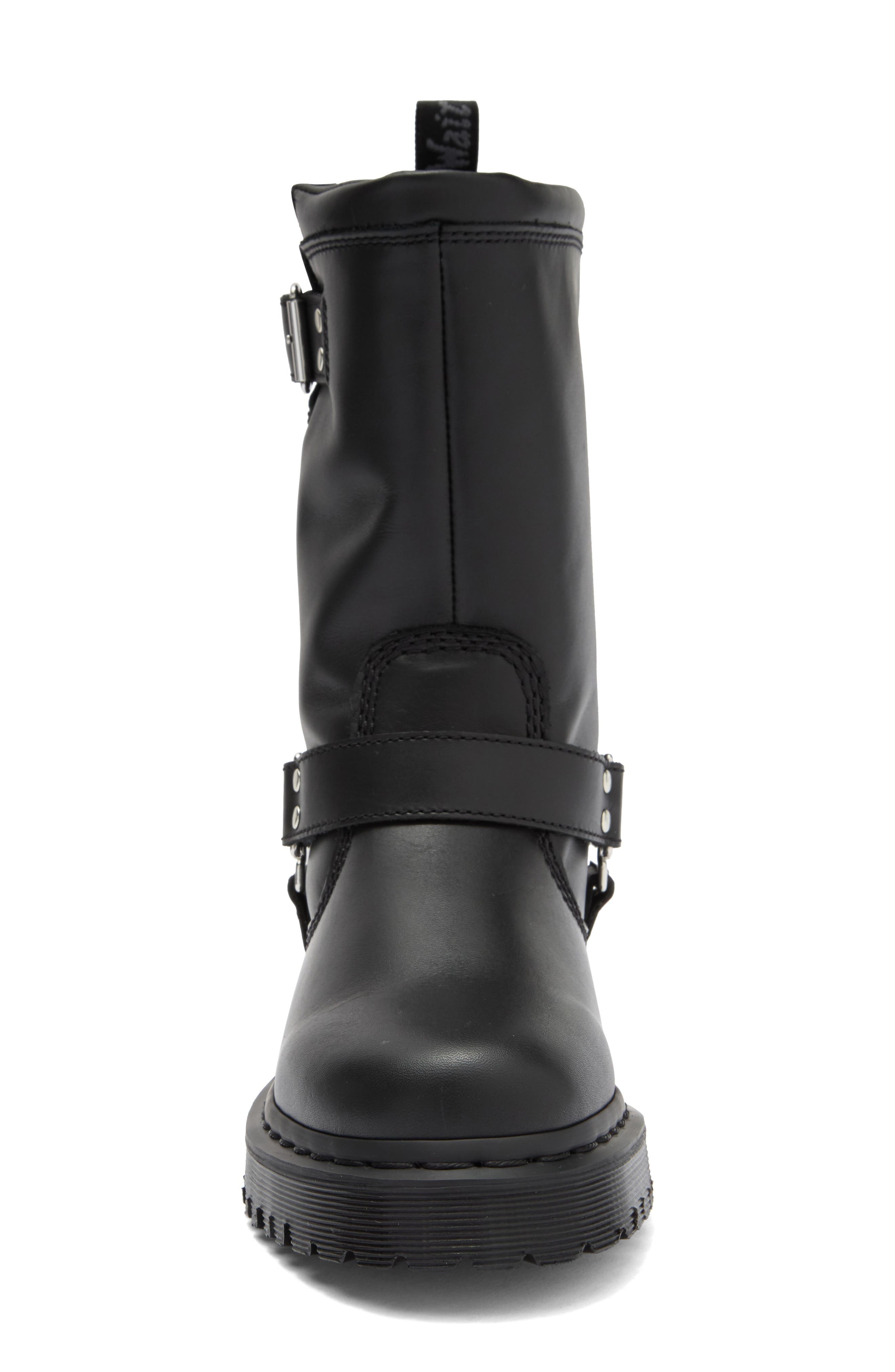 Dr. Martens Anistone Hi Biker Boot in Black at Nordstrom - 4