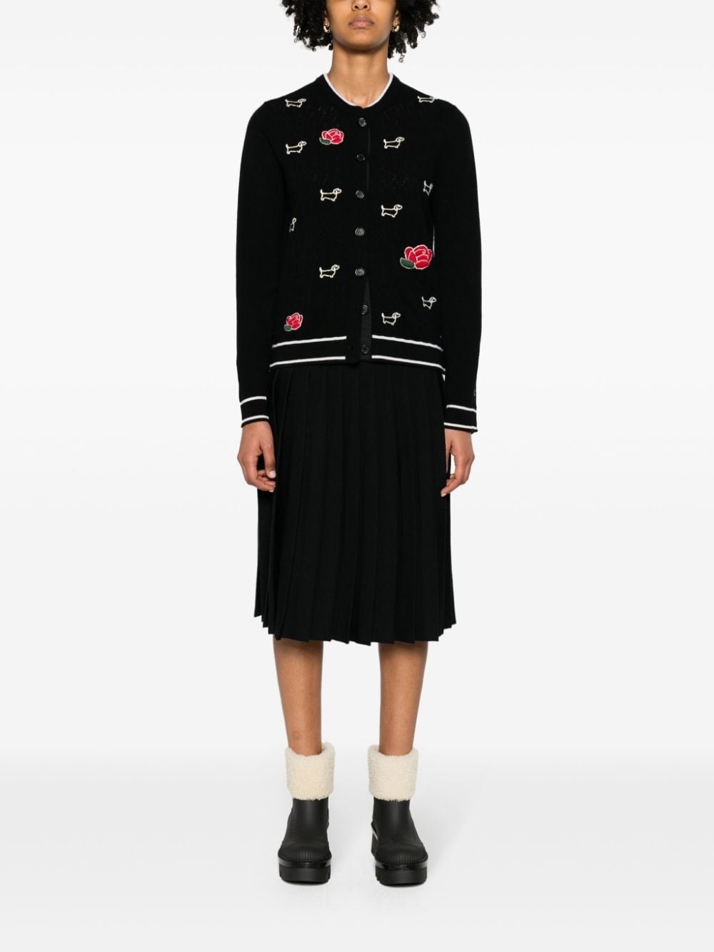 Hector And Rose embroidered wool cardigan - 2