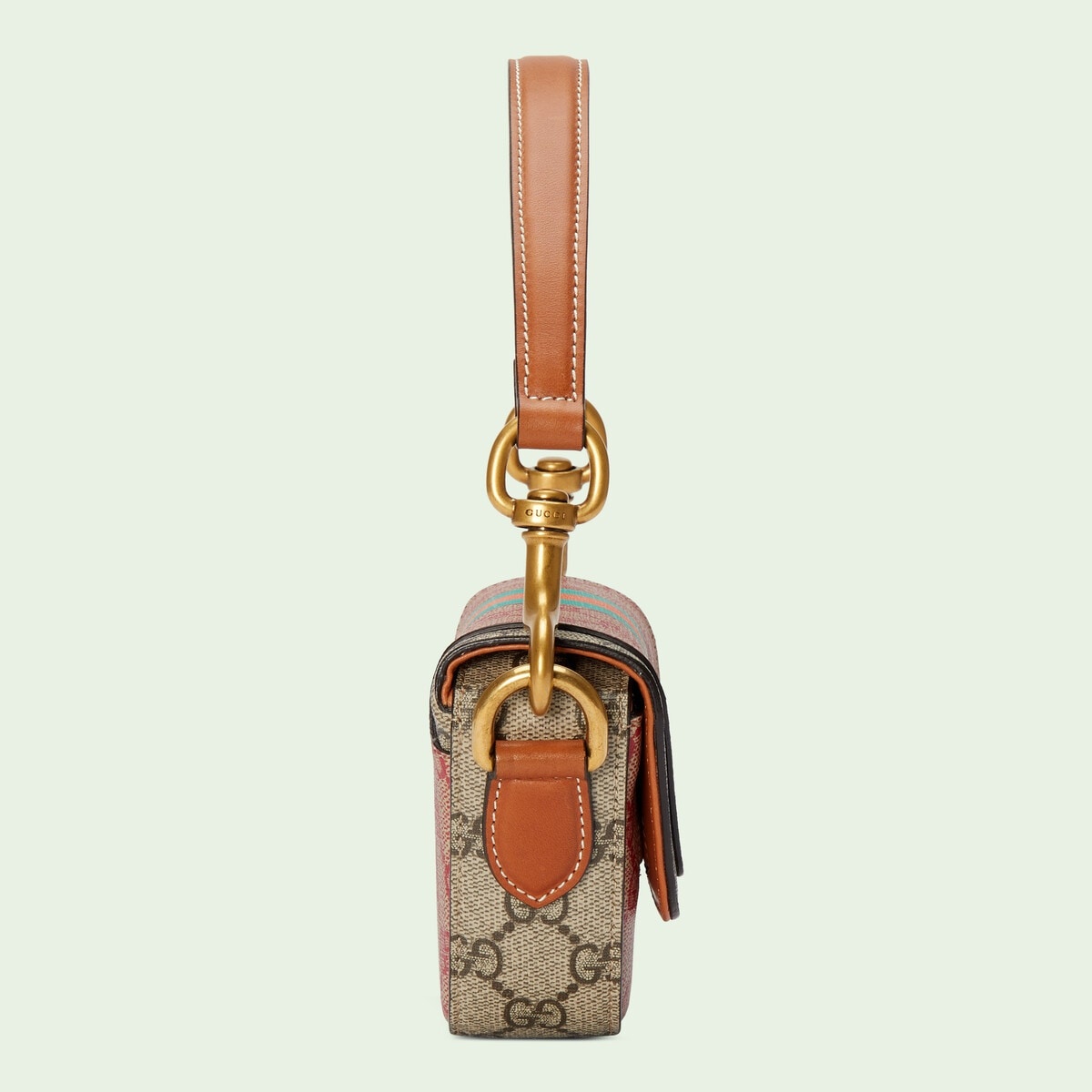 GG top handle mini bag with Web - 8