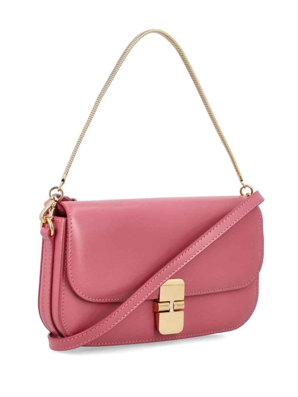 Grace Chaine leather clutch bag - 5