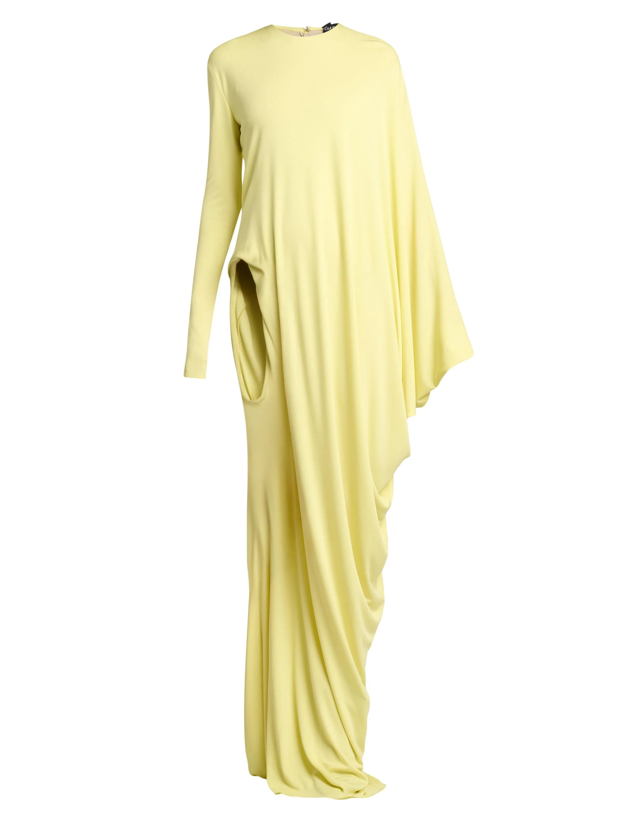 Women's Crêpe-Jersey Maxi-Dress - Cream - 1