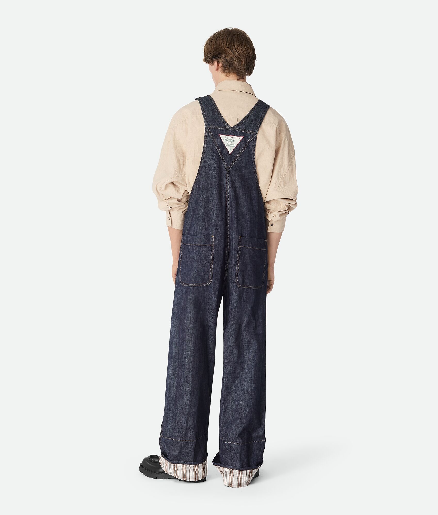 Rinsed Indigo Denim Jumpsuit - 3