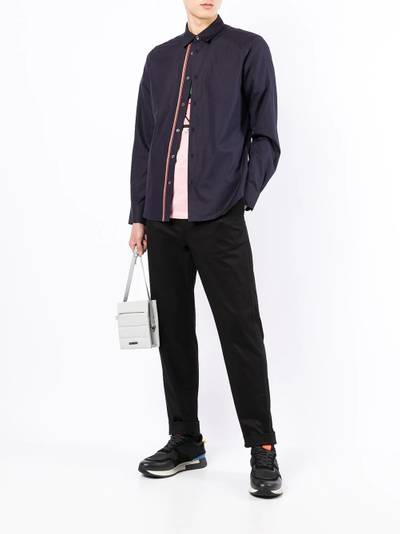 Paul Smith concealed-front fastening trousers outlook