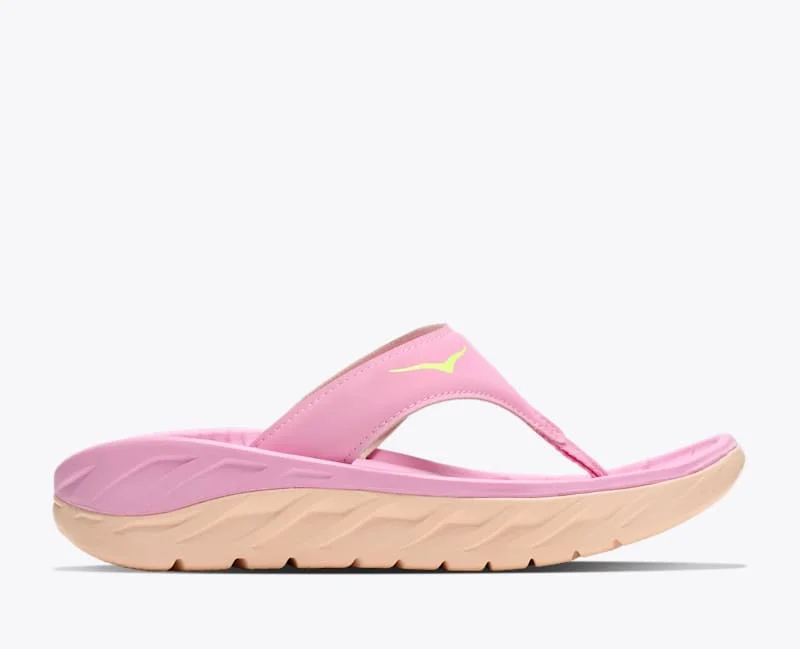 Women's ORA Recovery Flip-Flops in Bubble Gum/Tangerine Glow - 1