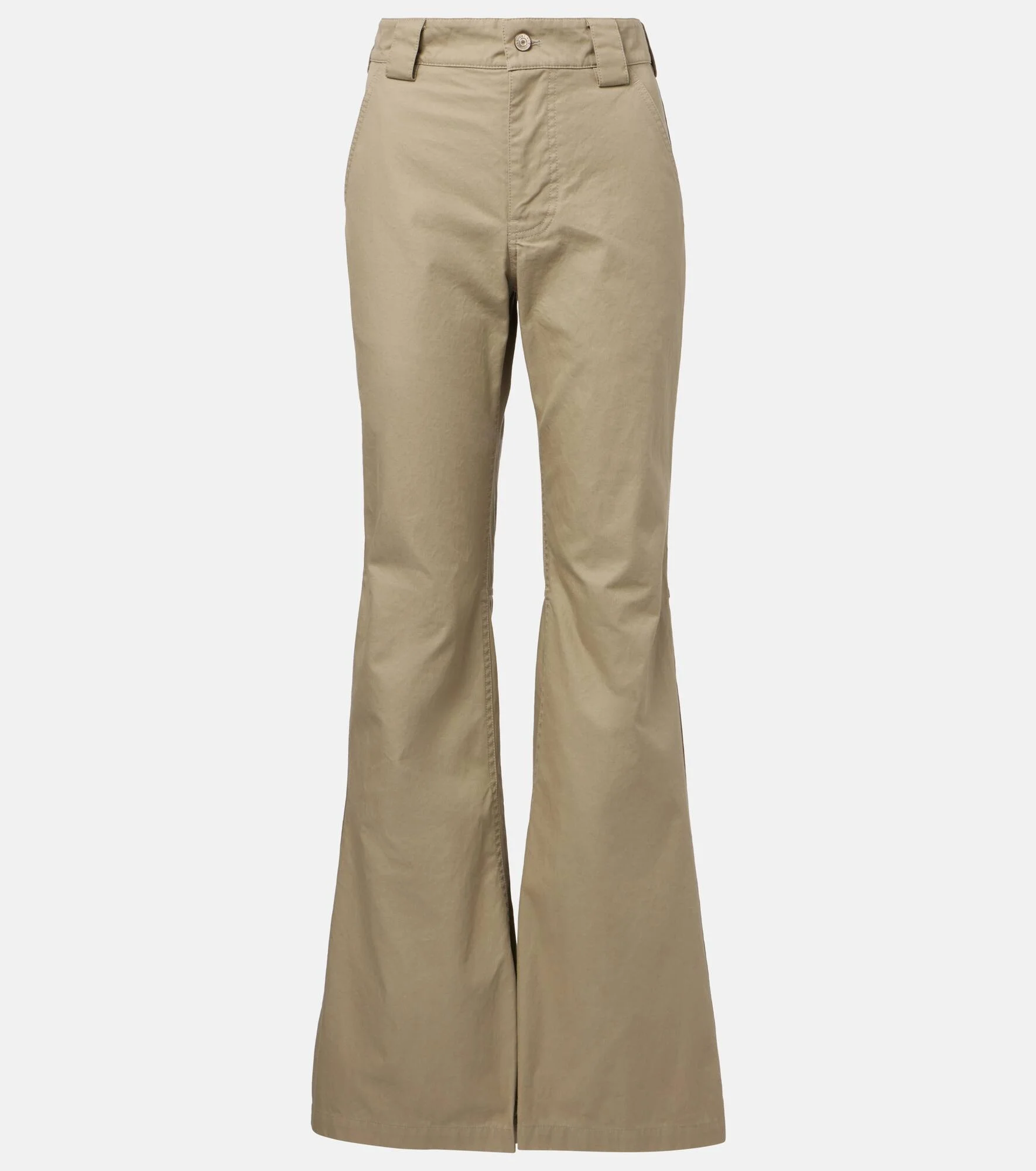 Cotton flared pants - 1