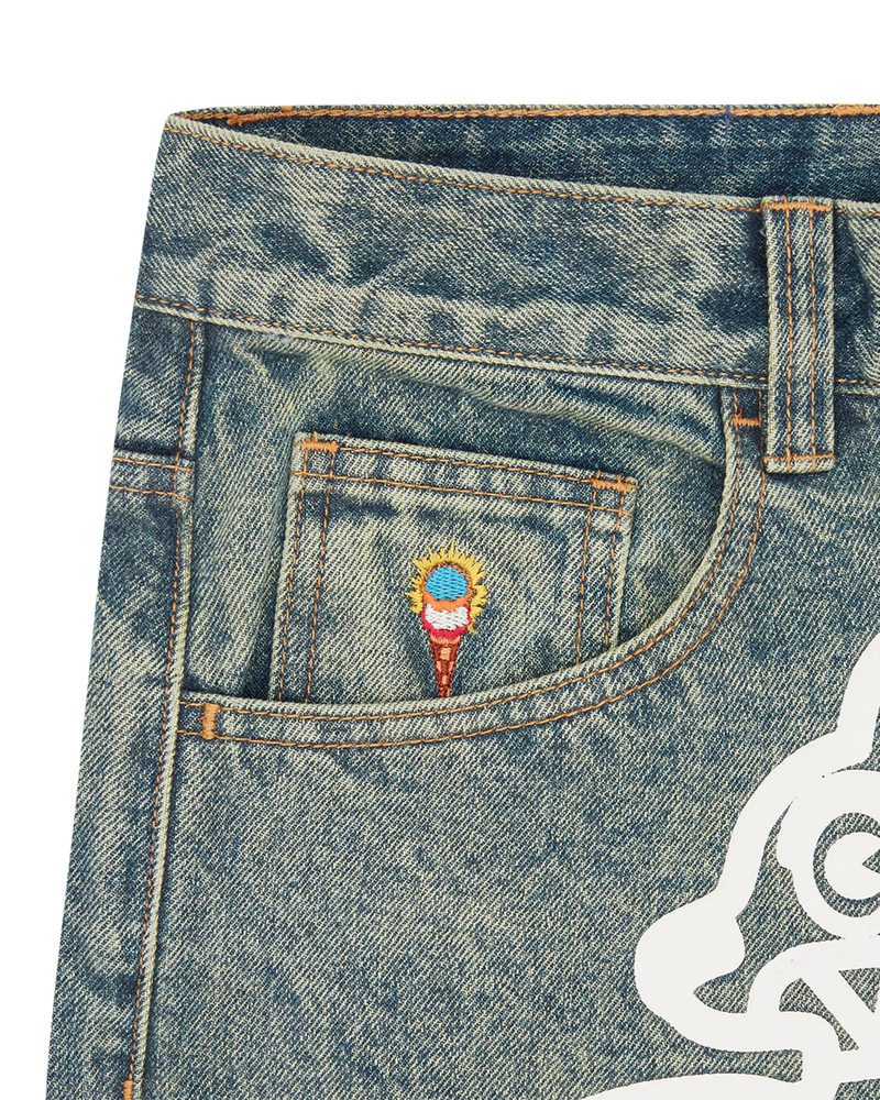 RUNNING DOG TRIPLE SCOOP DENIM PANT 3