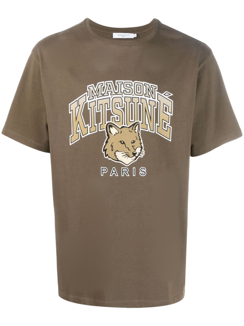 logo-print cotton T-shirt - 1
