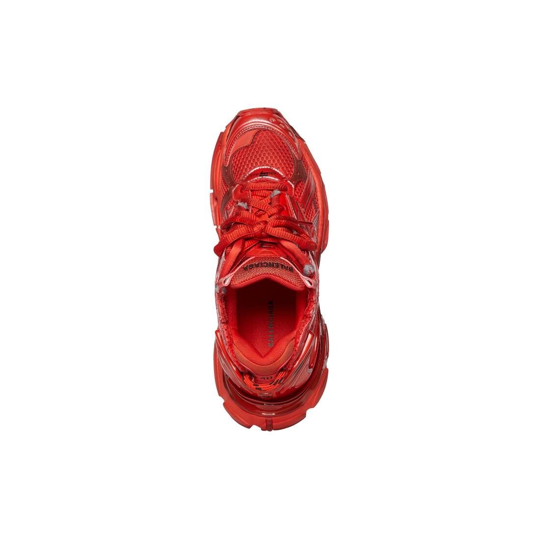 Men's Runner Sneaker in Red - 6