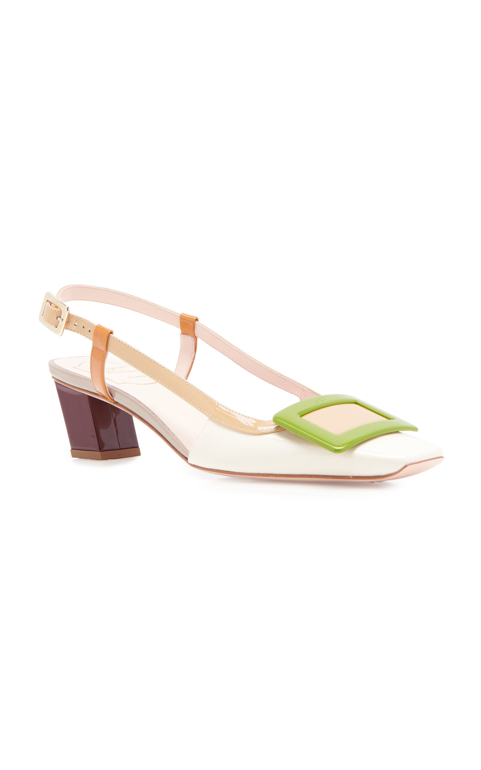 BV Patent Leather Slingback Pumps multi - 4
