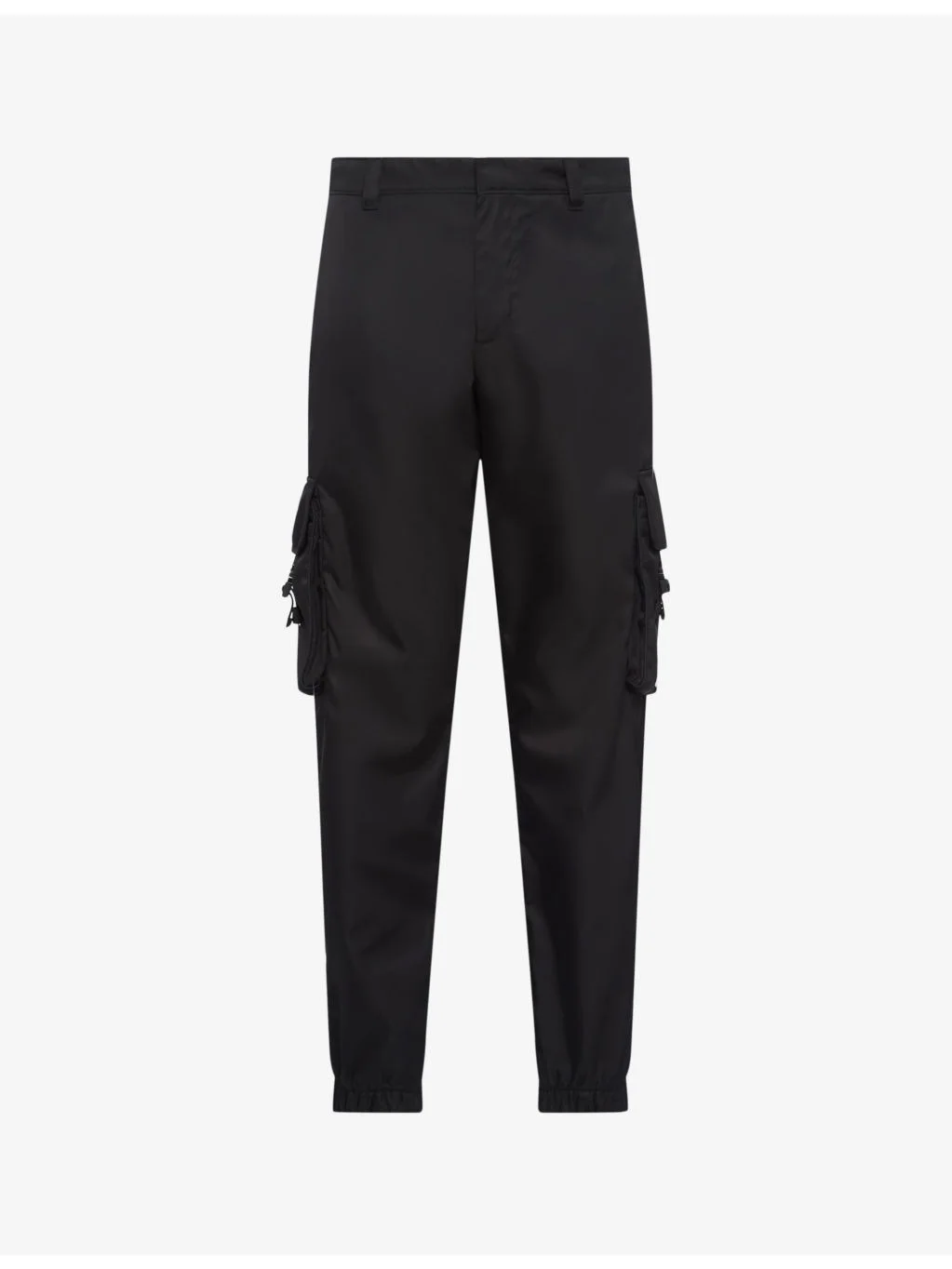 Re-Nylon buckle-embellished tapered slim-fit recycled-nylon trousers - 1