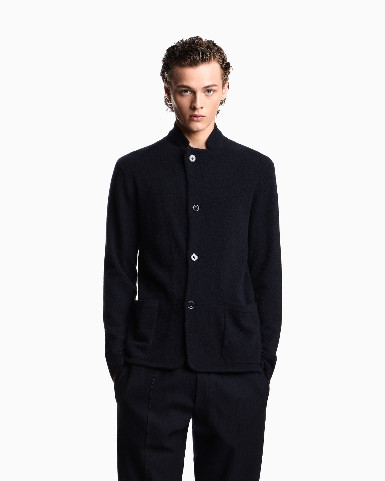 ICON PLAIN-KNIT PURE CASHMERE JACKET - 4