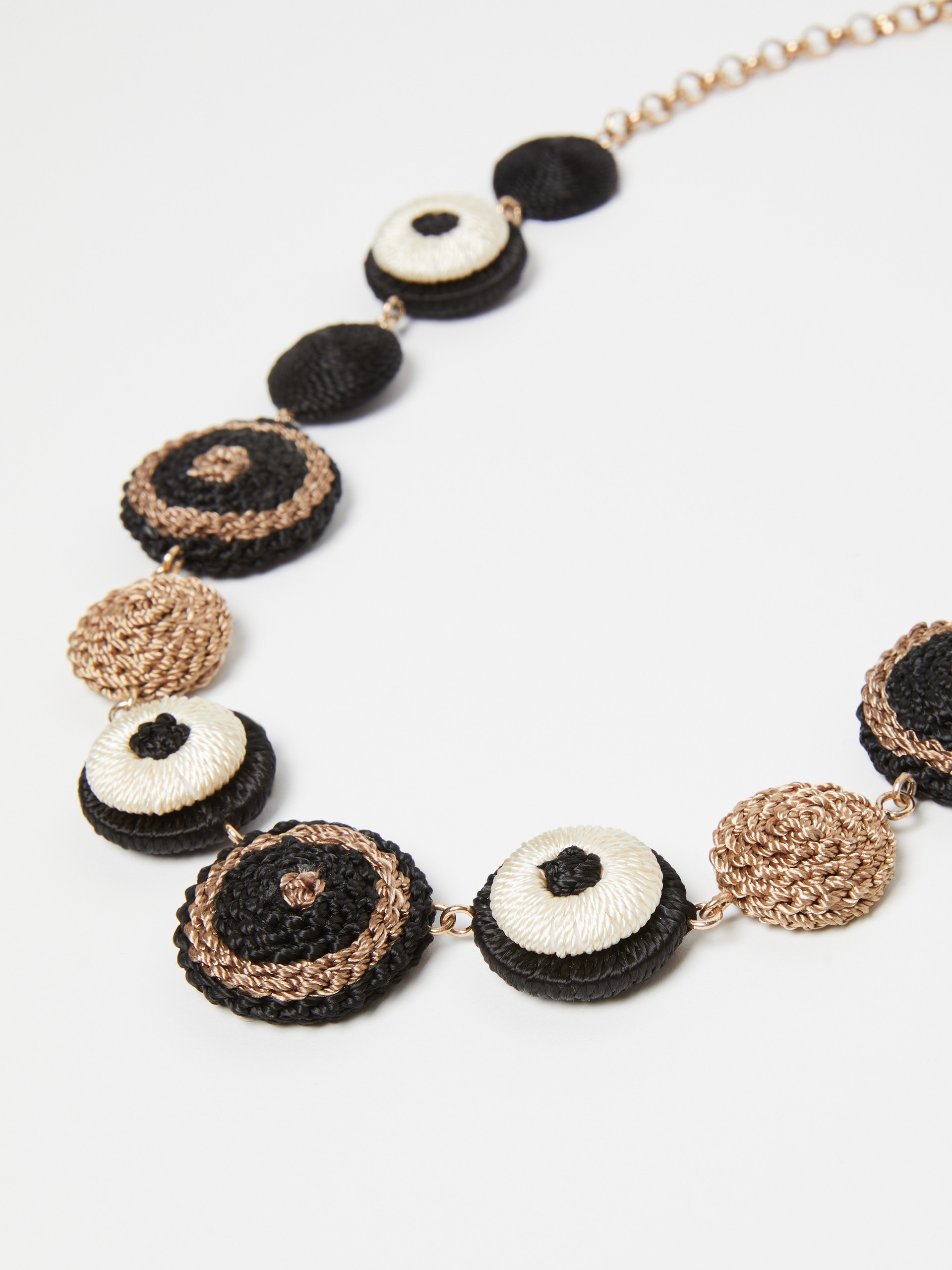 VINICIO Necklace with embroidered details - 2
