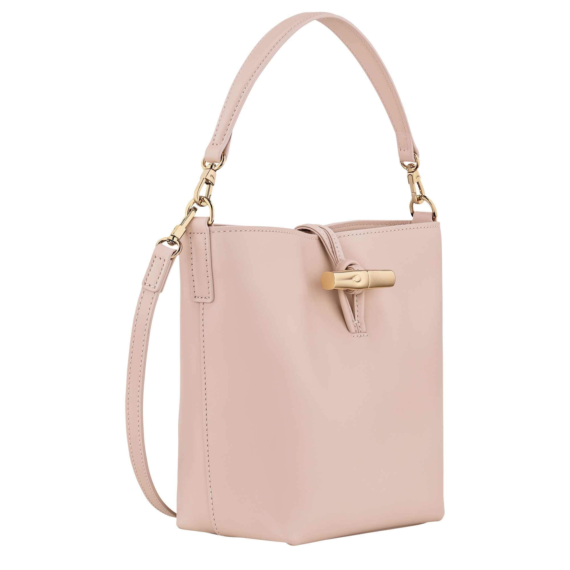 Le Roseau XS Bucket bag Petal Pink - Leather - 3