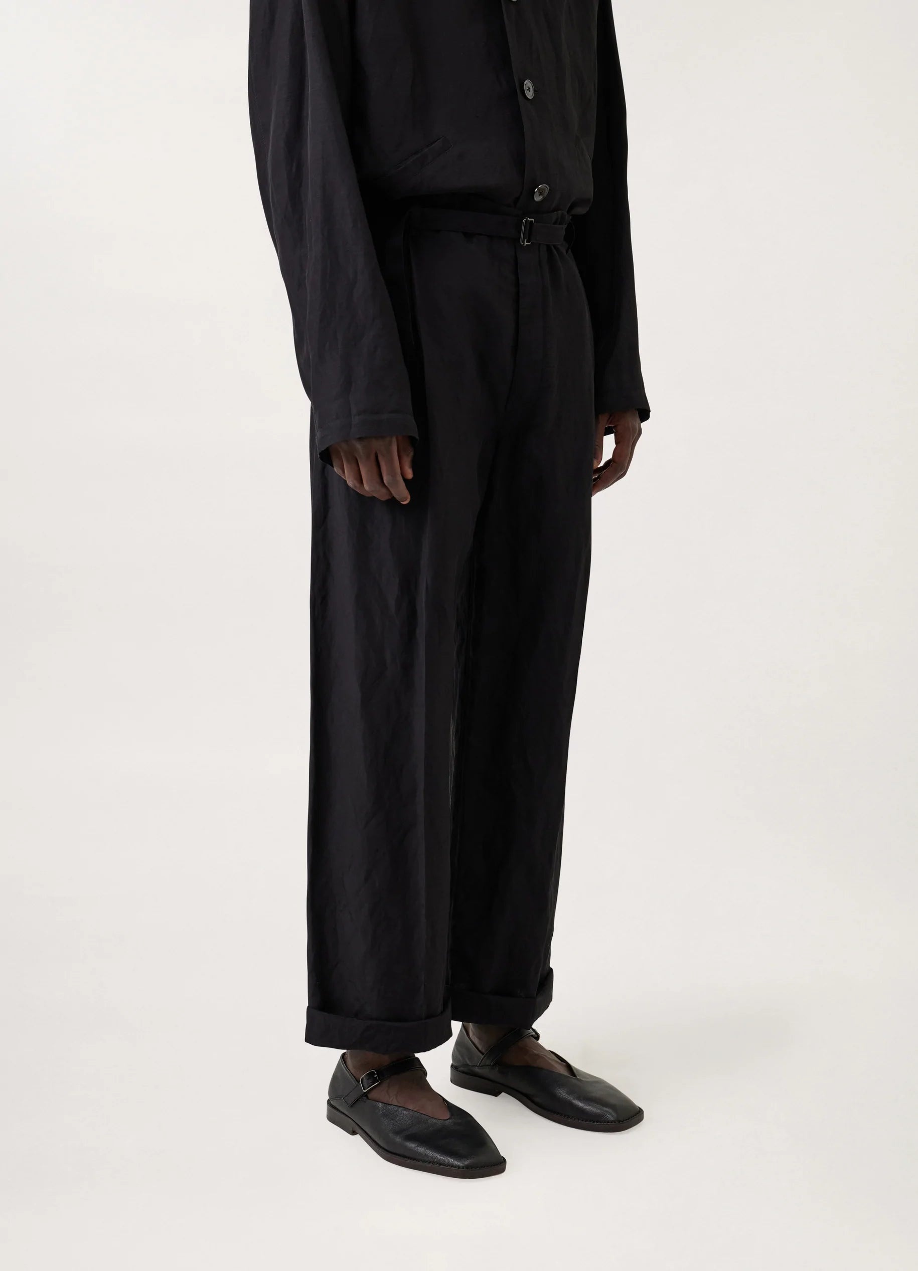 BELTED EASY PANTS
LINEN VISCOSE - 3