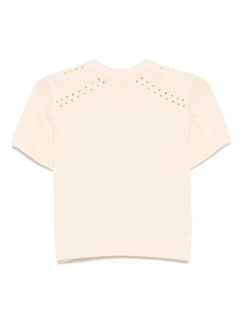 The . Garment open-knit sweater outlook