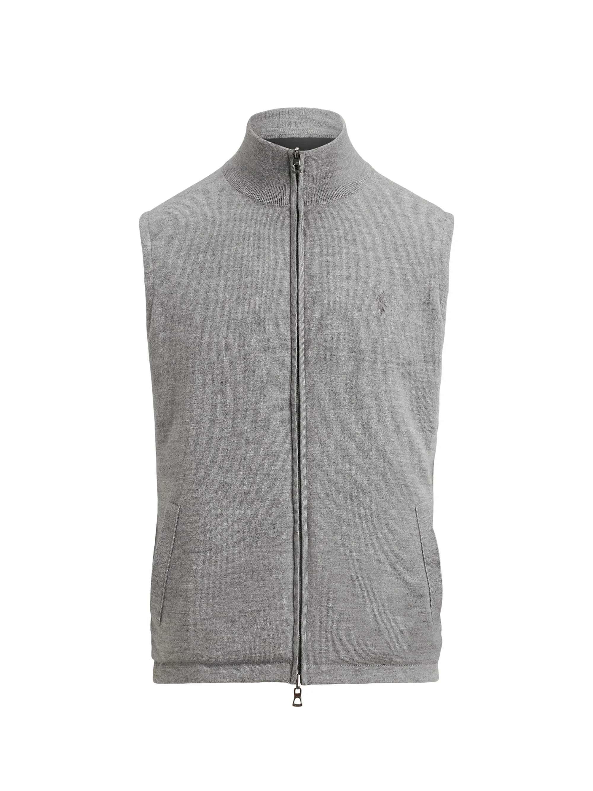 Men's Reversible Knit-to-Ripstop Vest - Grey Combo - 1