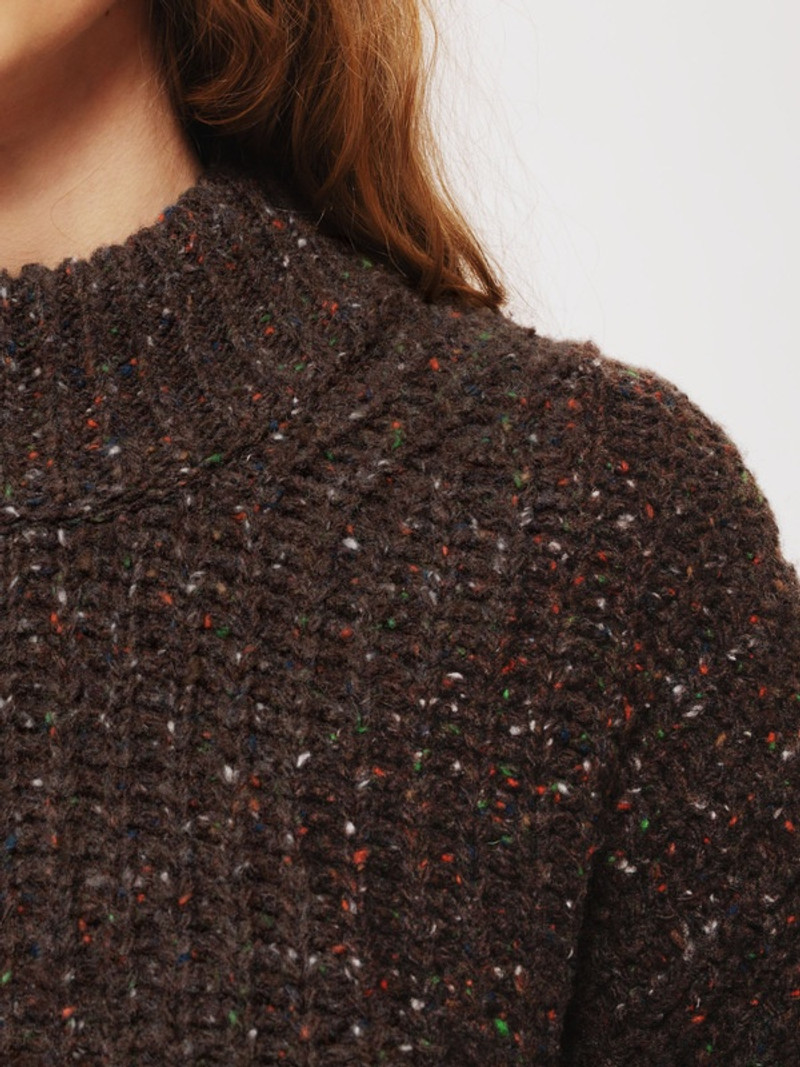 Elsa Rib Knit Brown 4