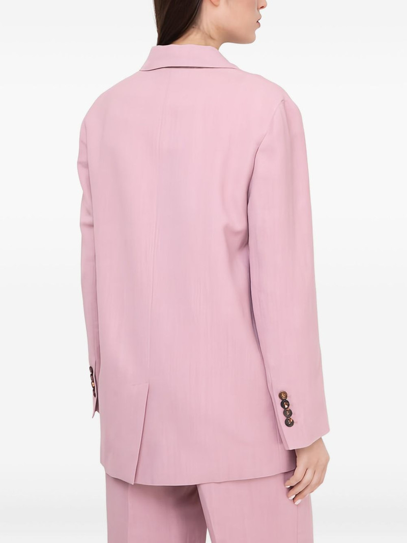single-button long-sleeve blazer 4