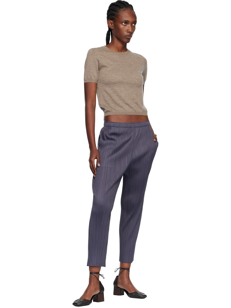 Pleats Please Issey Miyake Gray Monthly Color July Trousers outlook