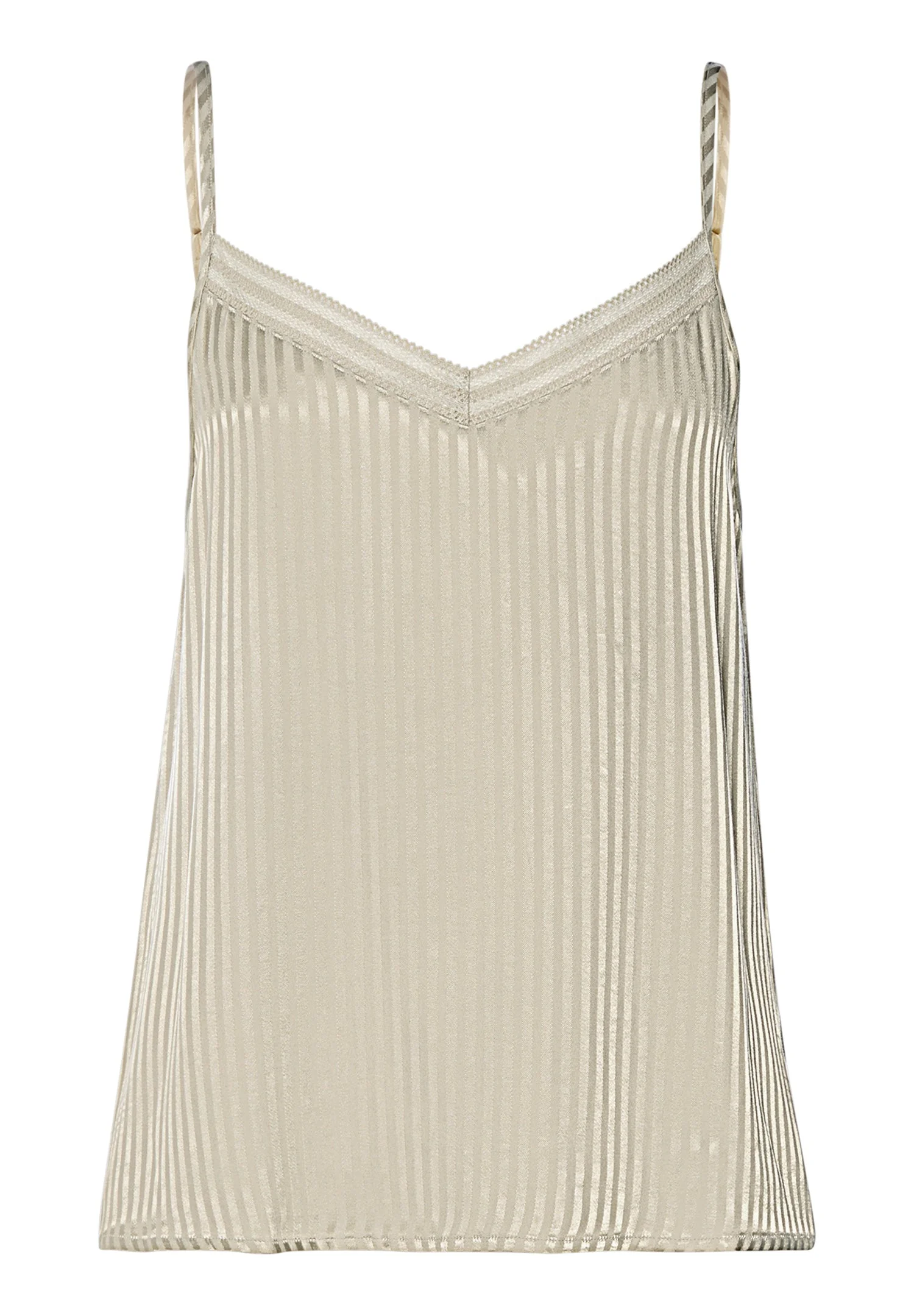Sleep And Lounge Jacquard Stripe Camisole - 1