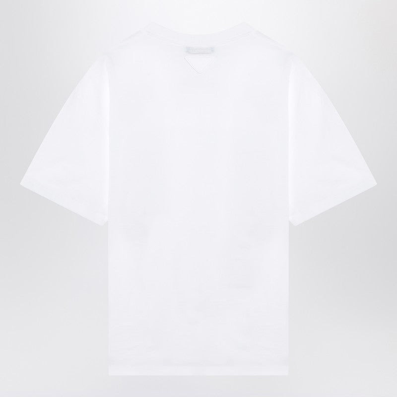 Prada White Cotton T-Shirt Women - 2