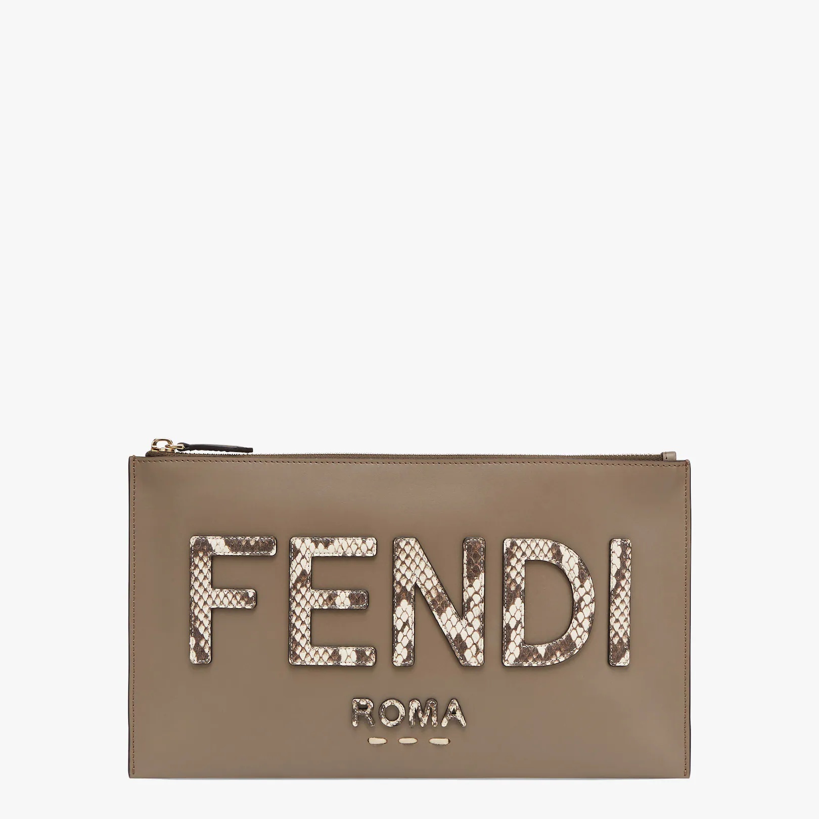 Brown leather pouch - 1