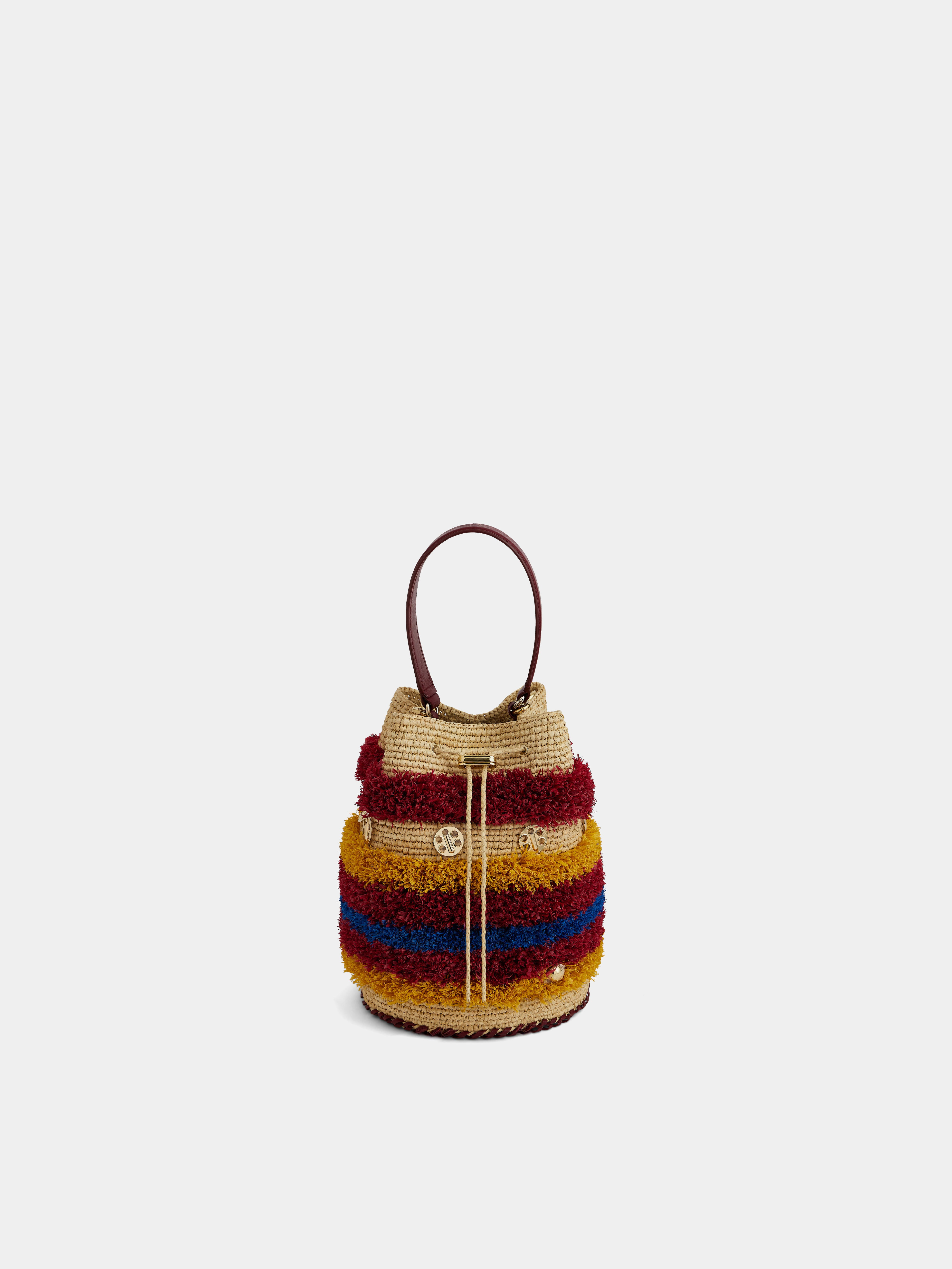 RAFFIA BUCKET BAG - 3