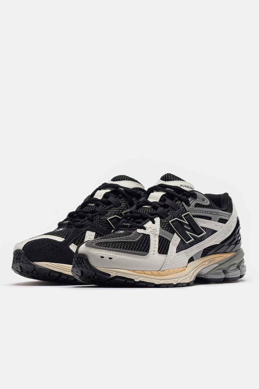 1906 Utility Sneaker in Black/Sea Salt/Magnet - 2