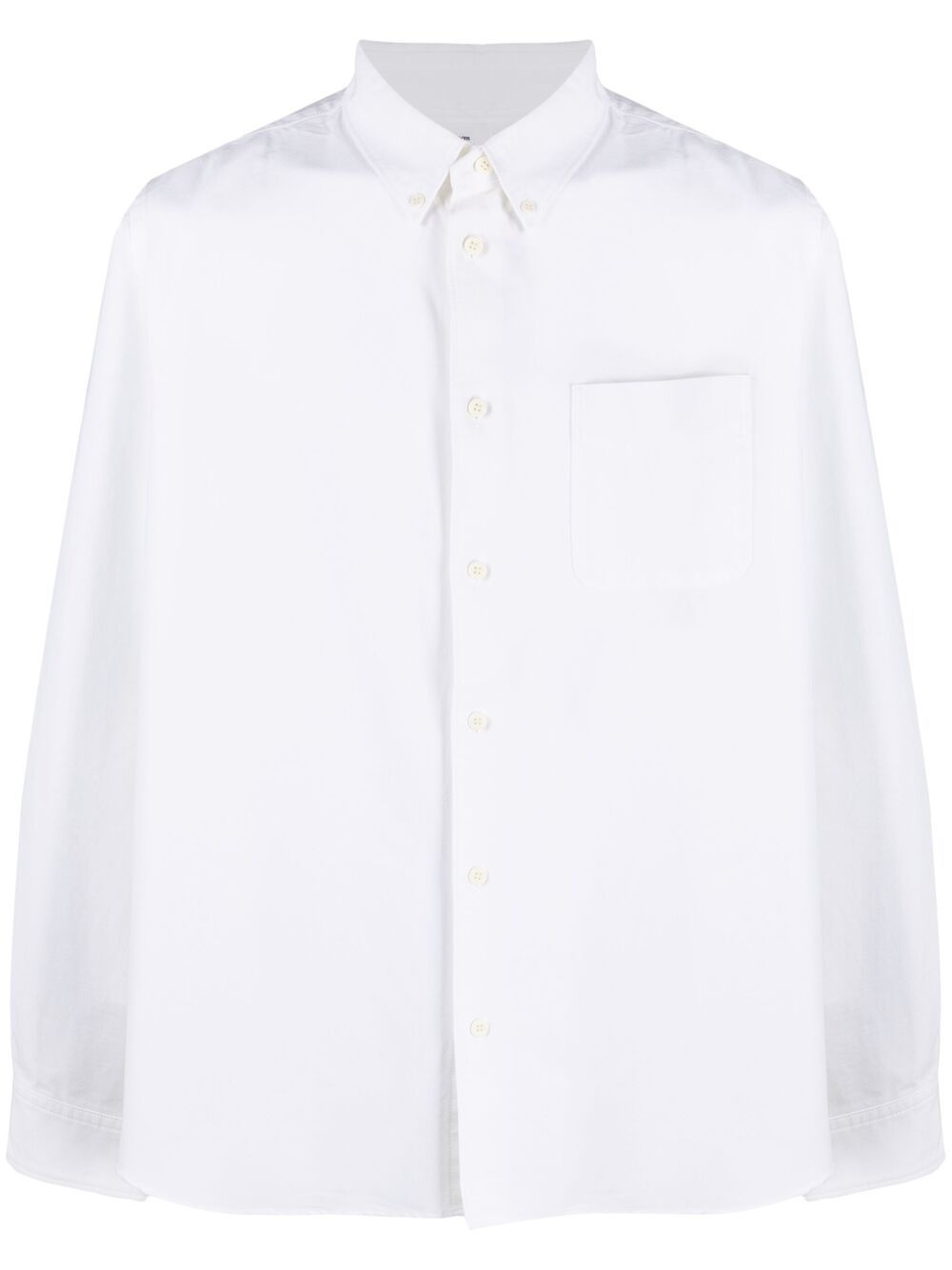 contrasting-panel detail shirt - 1