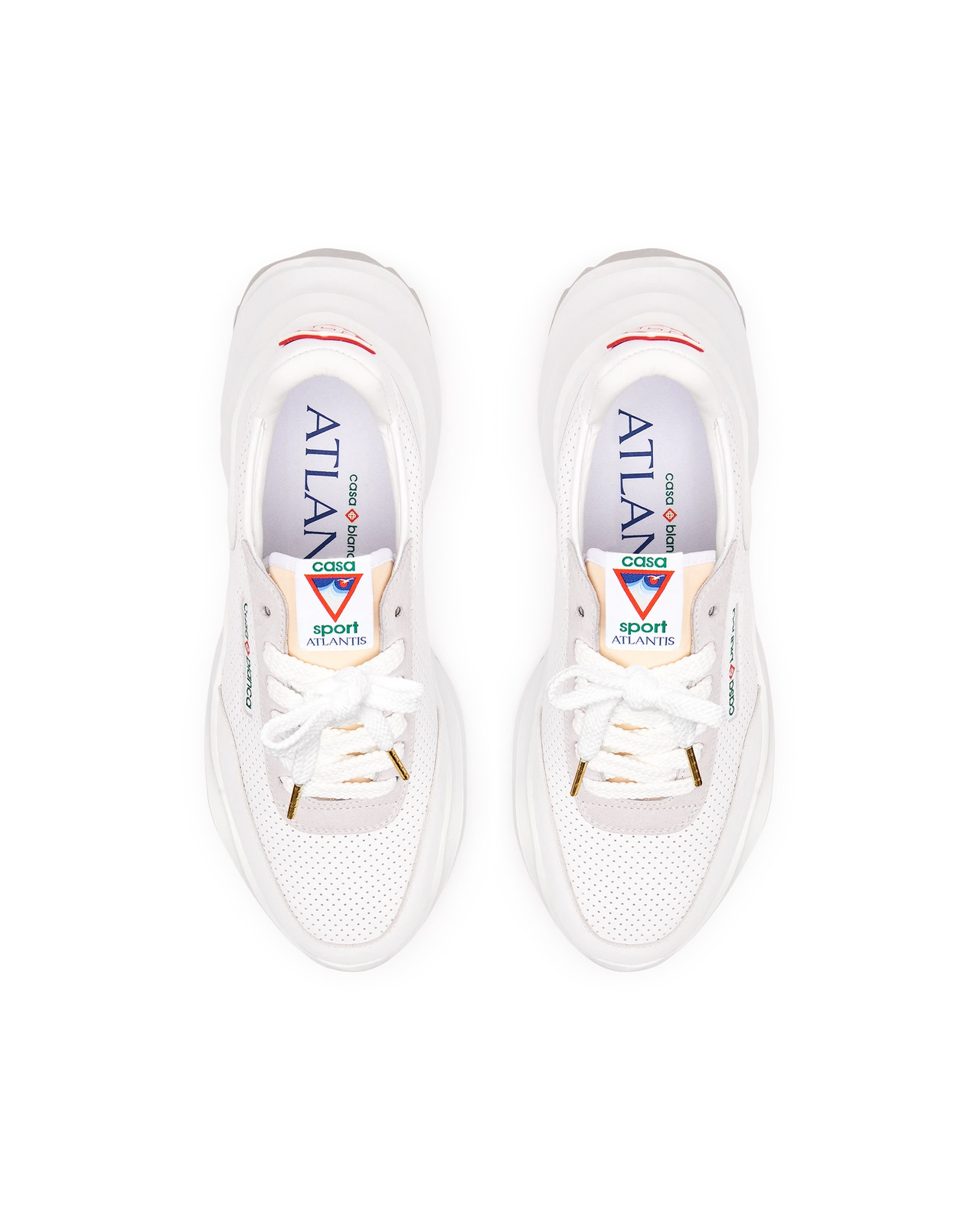 Mens Atlantis White Sneaker - 4