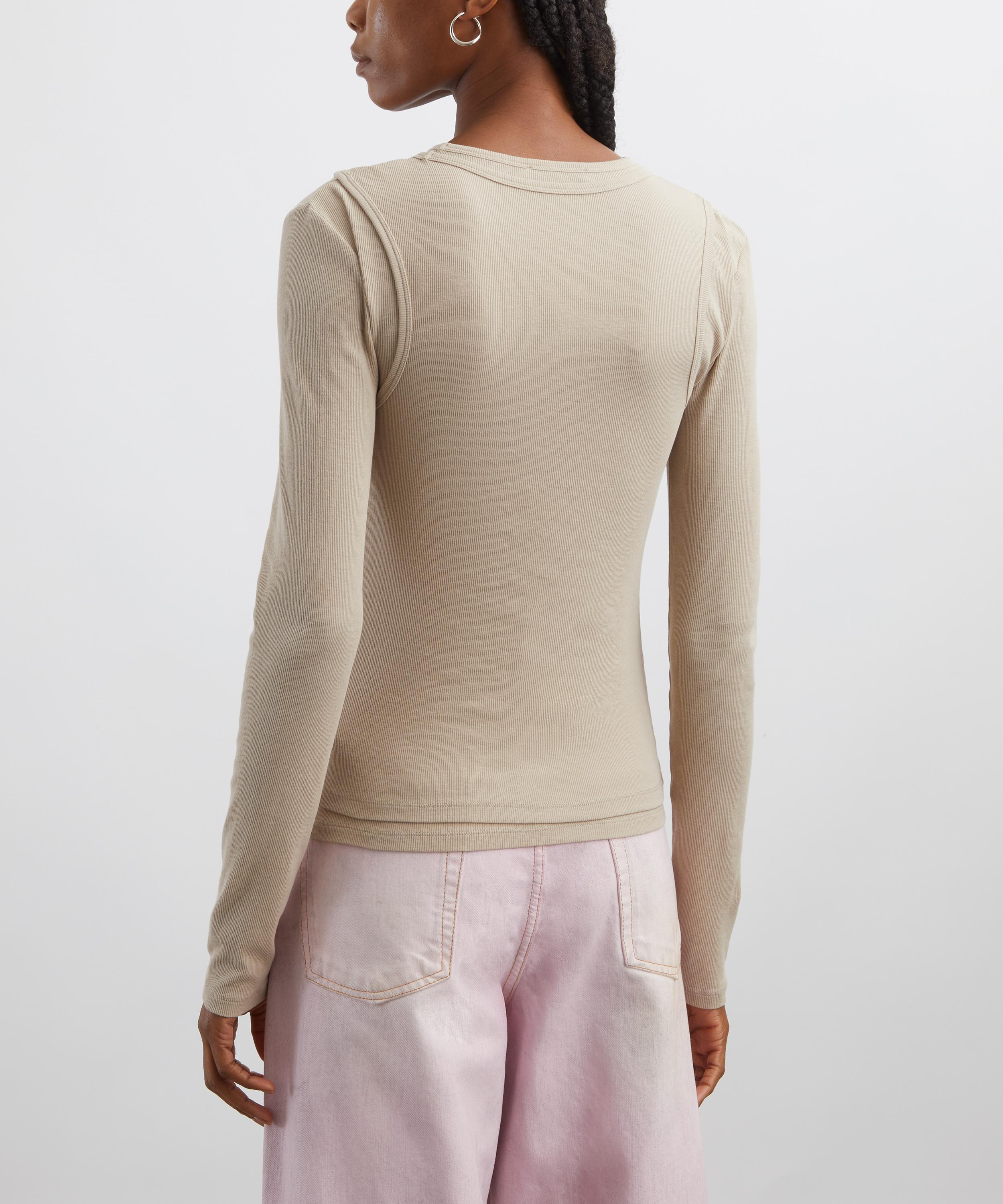 Layered Long-Sleeve T-Shirt - 4