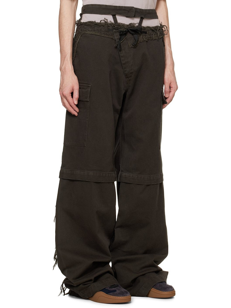 Brown Baggy Cargo Pants 2