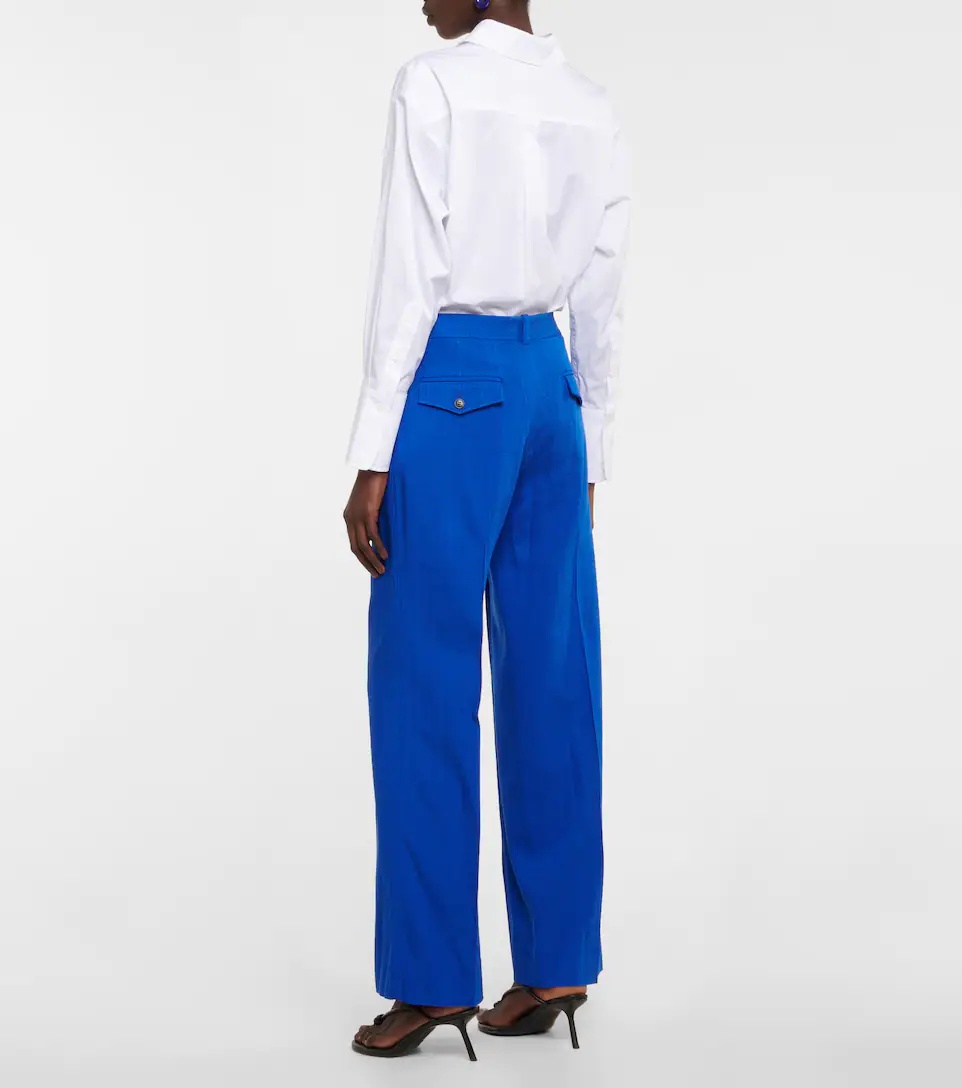 High-rise wide-leg pants - 3