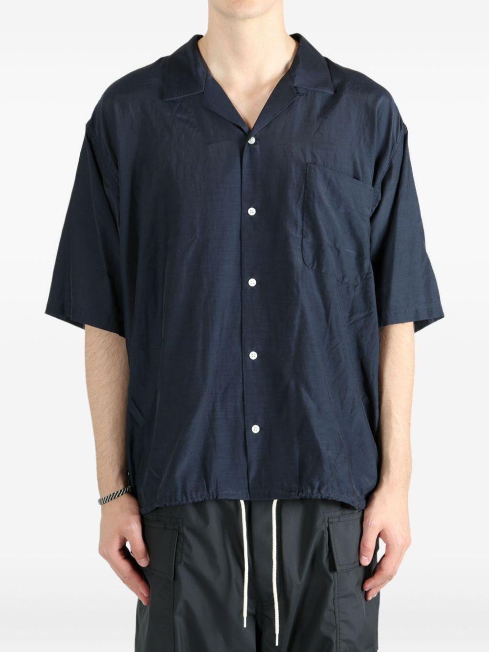 drawstring short-sleeve shirt - 2