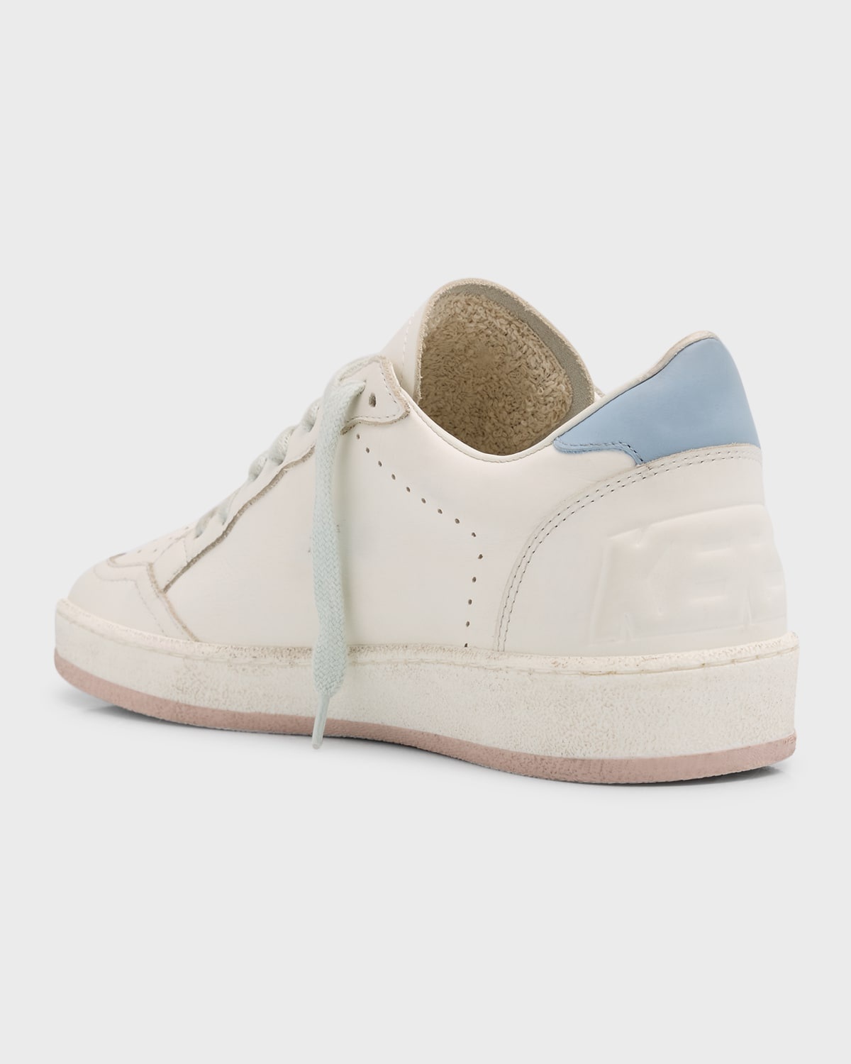 Ballstar Mixed Leather Low-Top Sneakers - 4