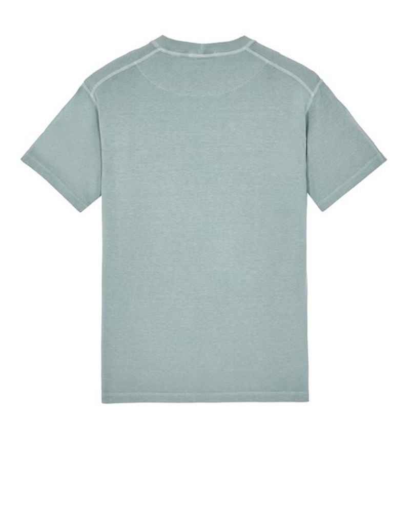 Stone Island 23757 ORGANIC COTTON_ 'FISSATO' EFFECT SKY BLUE outlook