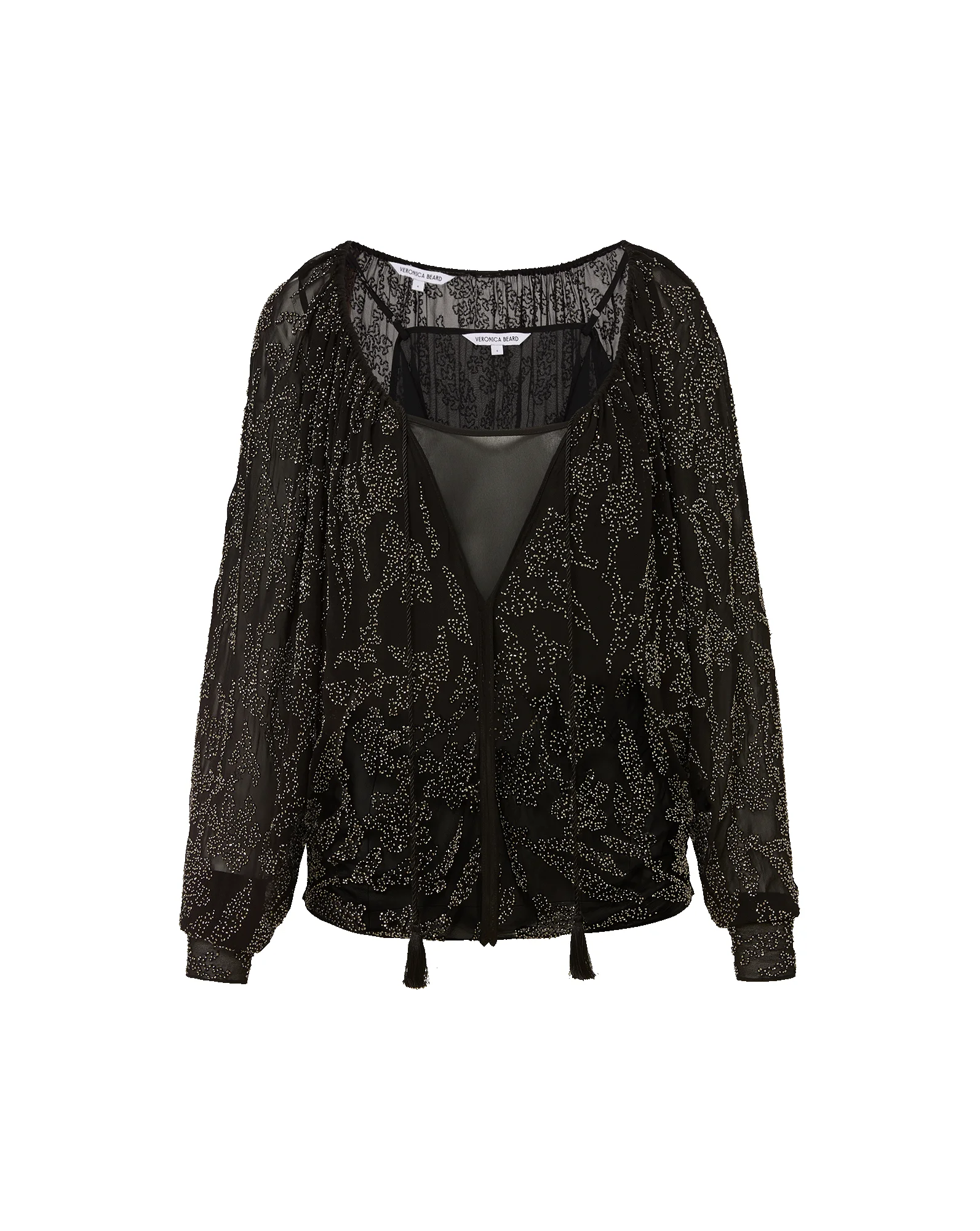 MARLENA BEADED BLOUSE - 1