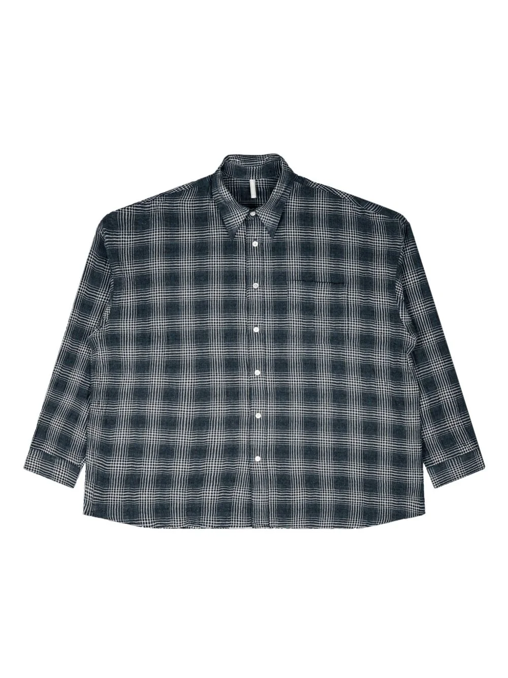 checked cotton shirt - 1