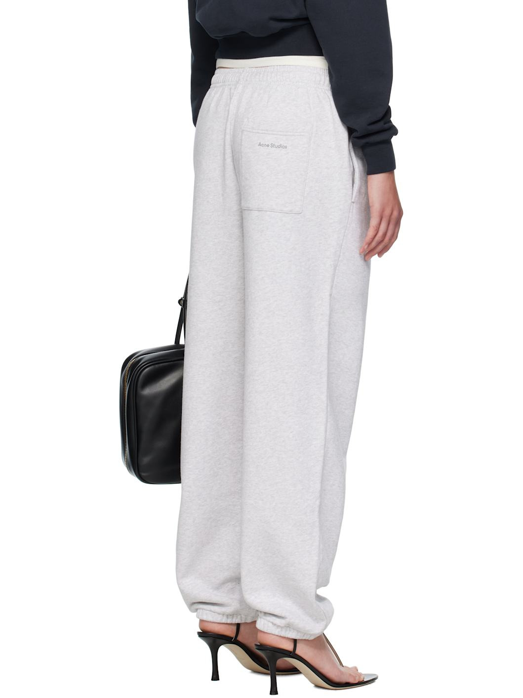 Gray Cotton Lounge Pants - 3