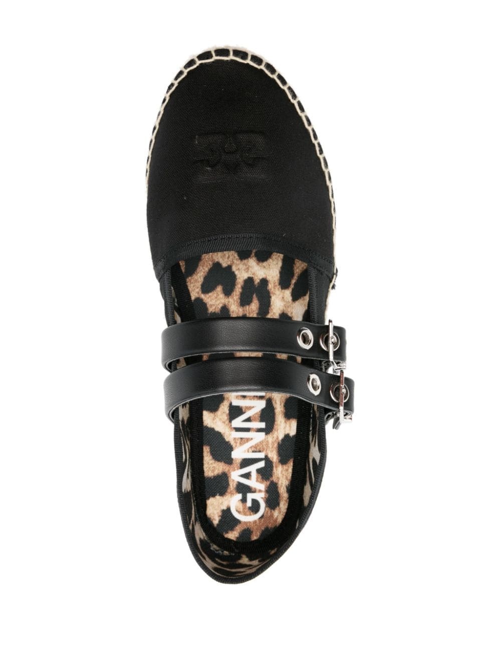 logo-embossed espadrilles - 4