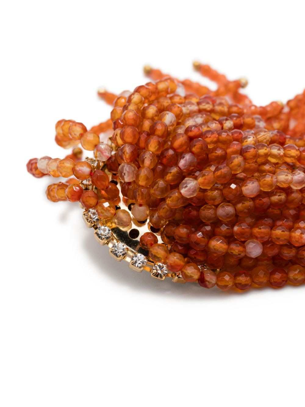 beaded tassel earrings - 2