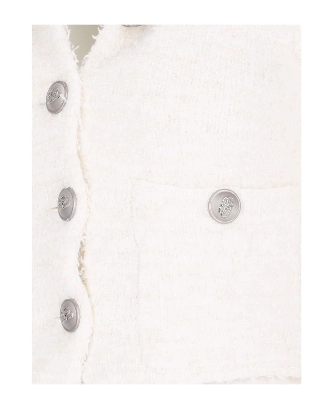 Button Crop Cardigan - 5