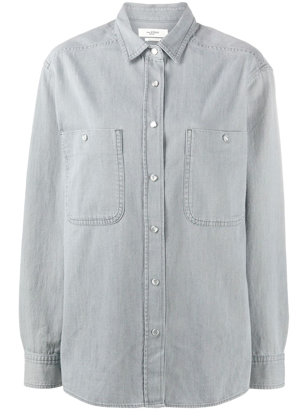 oversized denim shirt - 1