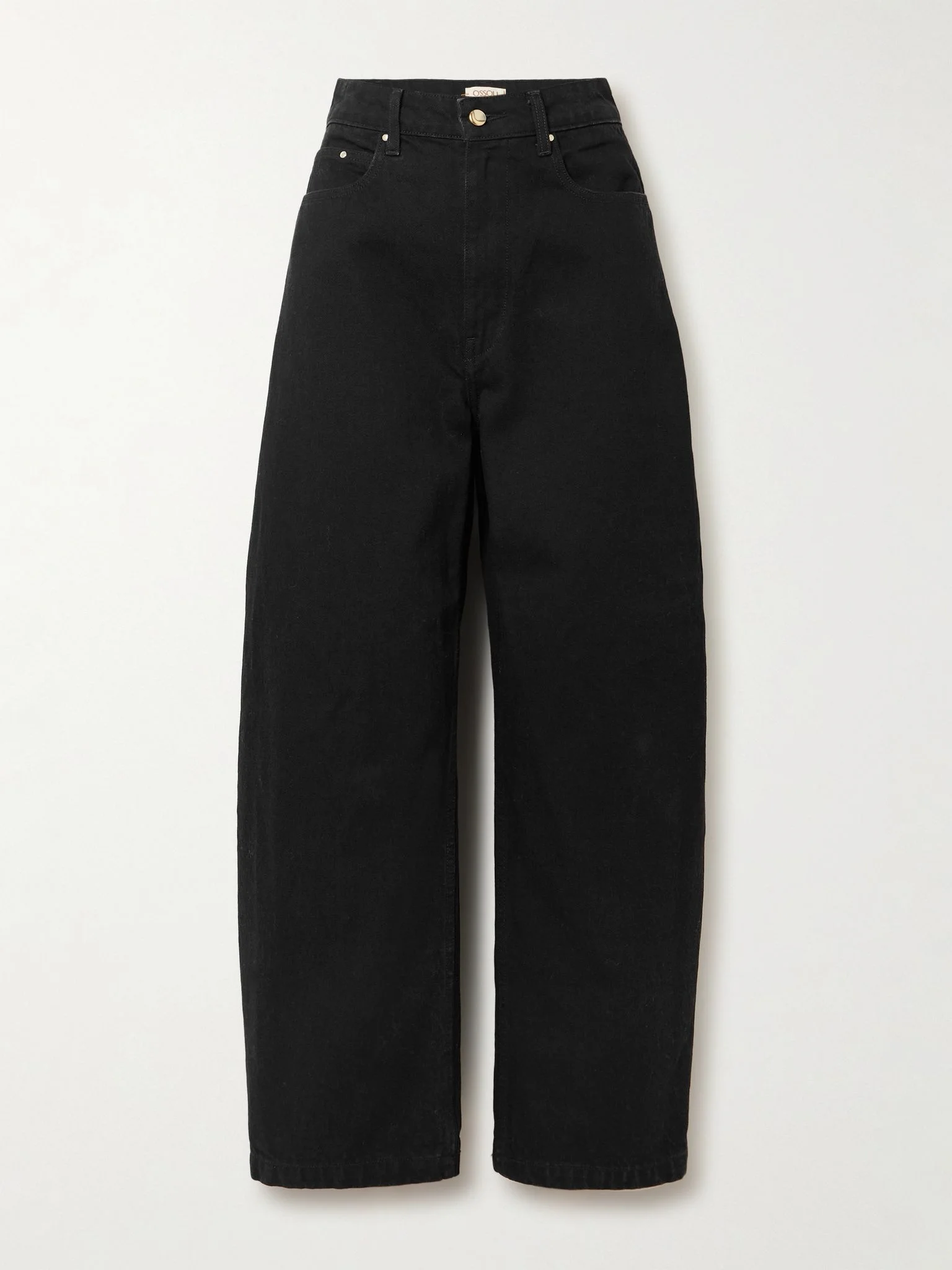Bends high-rise barrel-leg jeans Black - 1