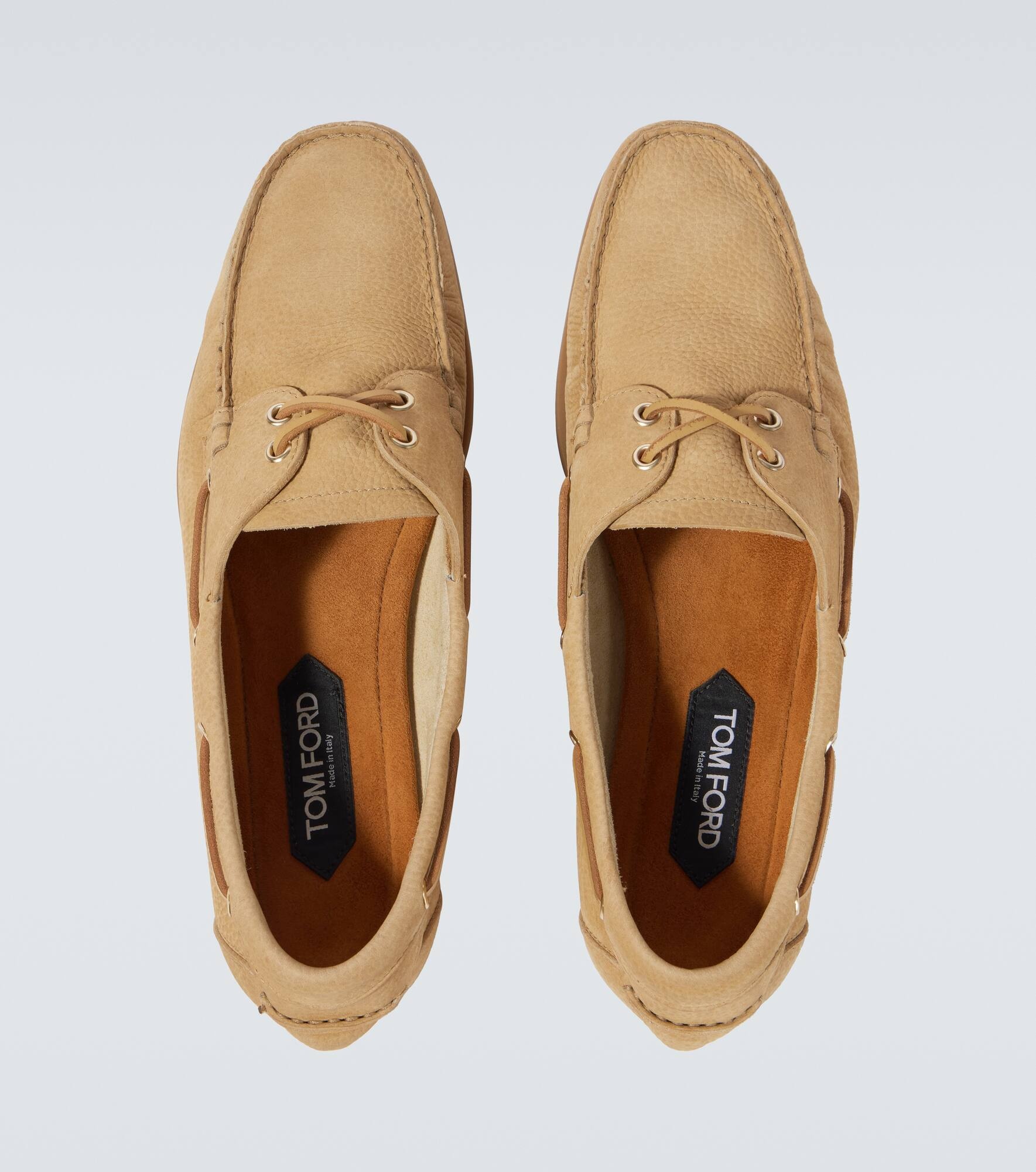 Robin leather boat shoes - 4