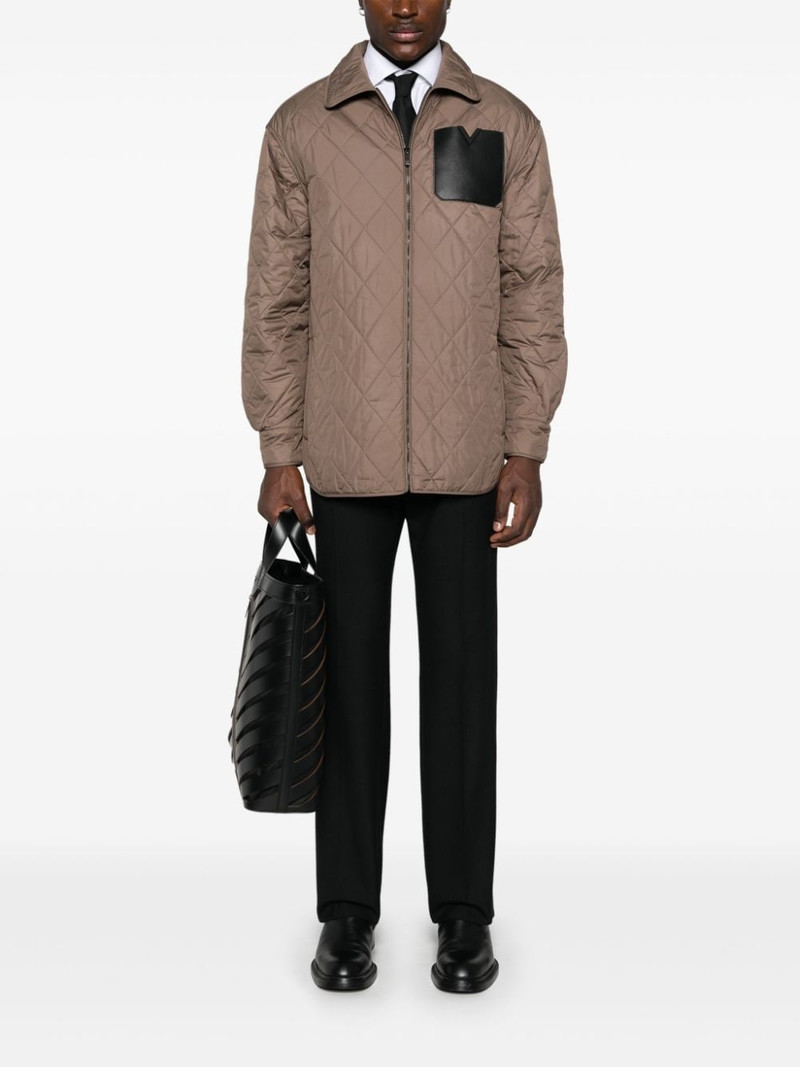 Valentino diamond-quilted jacket outlook