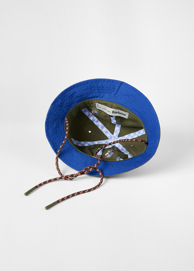 Paul Smith loves Barbour - Khaki Bucket Hat 7
