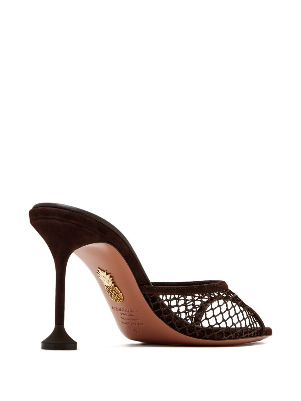 85mm Bisous mesh mules - 4