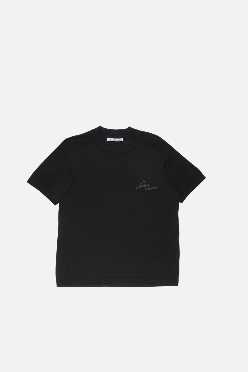 Short-sleeve knit - Black 6